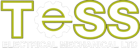 Tess Electrical Mechanical Ltd logo with company name and services.